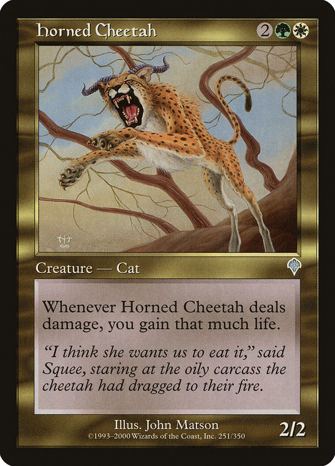 Horned Cheetah [Invasion] | Good Games Morley