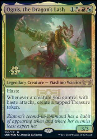 Ognis, the Dragon's Lash [Streets of New Capenna Prerelease Promos] | Good Games Morley