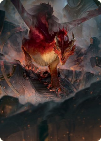 Red Dragon Art Card [Dungeons & Dragons: Adventures in the Forgotten Realms Art Series] | Good Games Morley