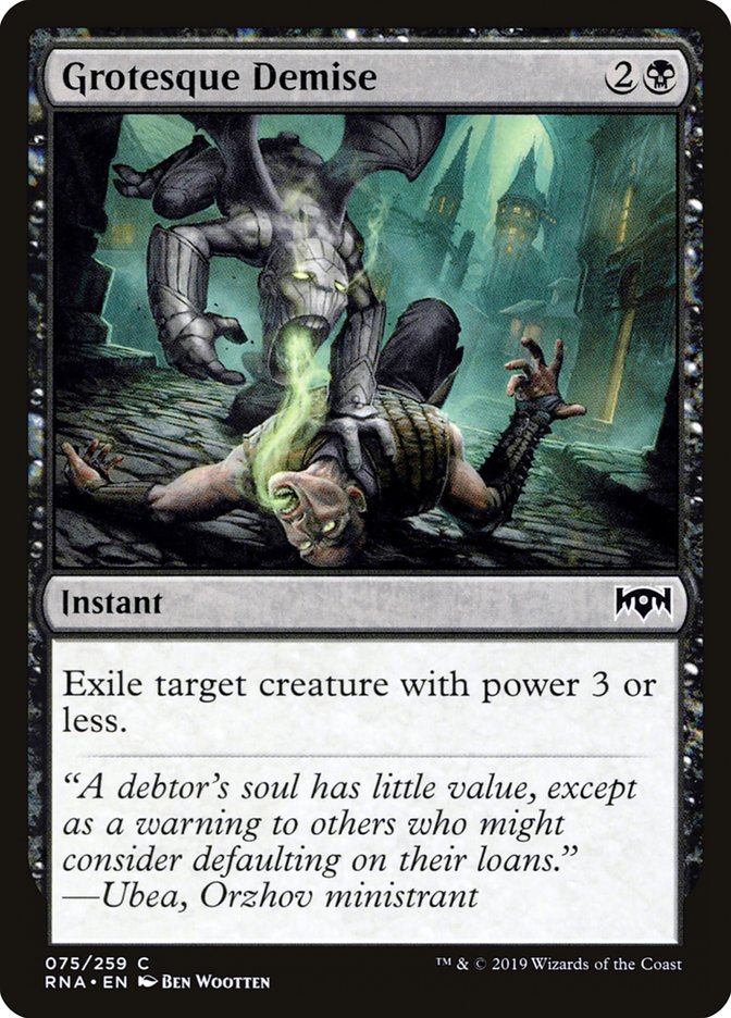Grotesque Demise [Ravnica Allegiance] | Good Games Morley
