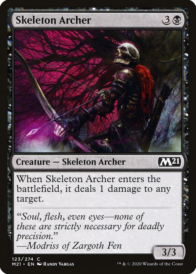 Skeleton Archer [Core Set 2021] | Good Games Morley