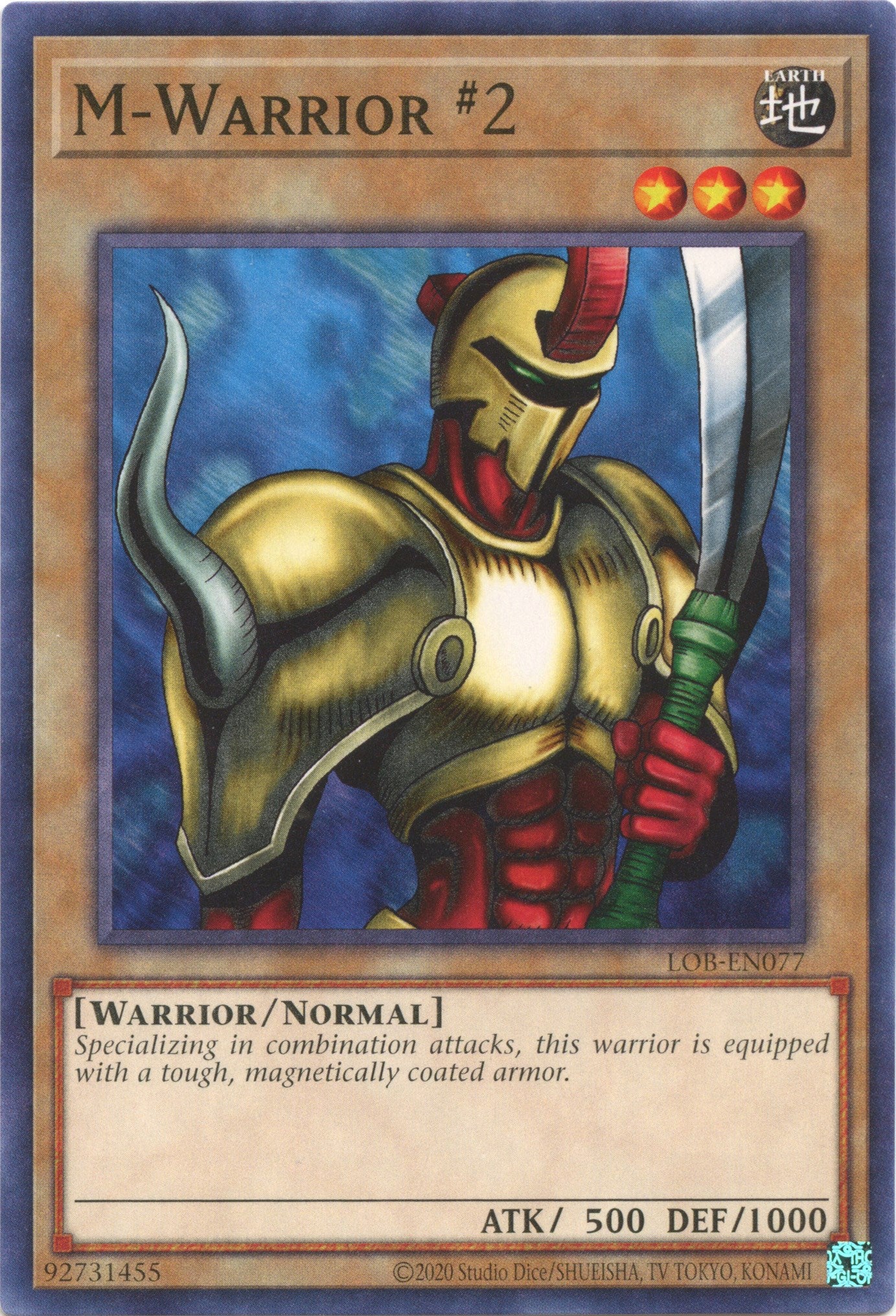 M-Warrior #2 (25th Anniversary) [LOB-EN077] Common | Good Games Morley