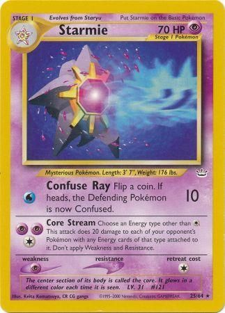 Starmie (25/64) [Neo Revelation Unlimited] | Good Games Morley