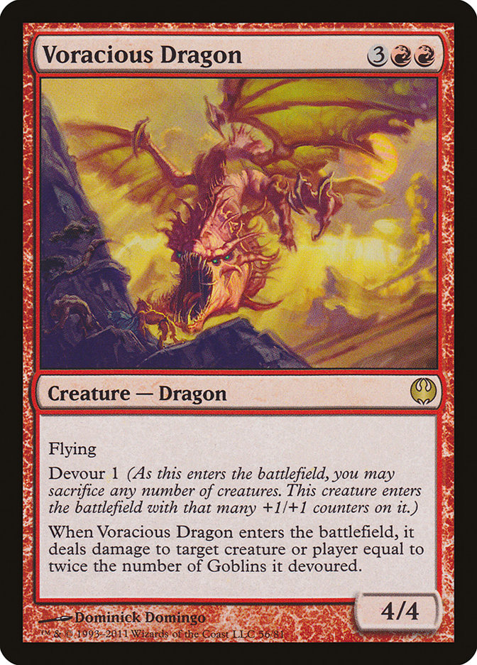 Voracious Dragon [Duel Decks: Knights vs. Dragons] | Good Games Morley