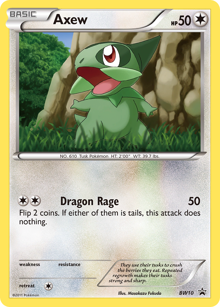 Axew (BW10) [Black & White: Black Star Promos] | Good Games Morley
