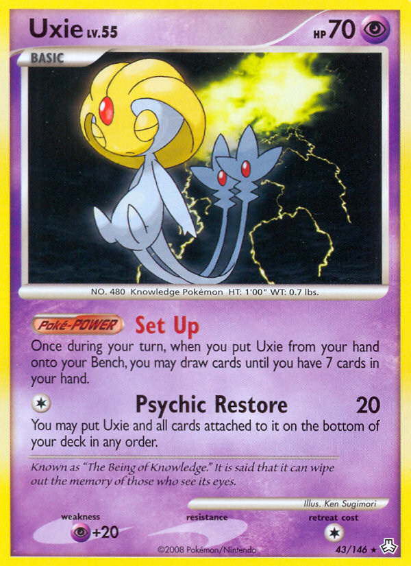 Uxie (43/146) [Diamond & Pearl: Legends Awakened] | Good Games Morley