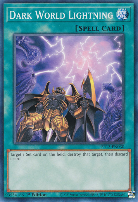 Dark World Lightning [SR13-EN030] Common | Good Games Morley