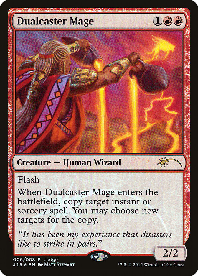 Dualcaster Mage [Judge Gift Cards 2015] | Good Games Morley