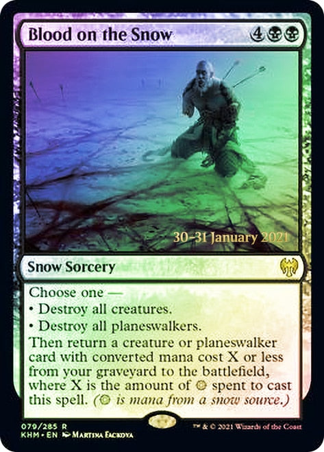 Blood on the Snow [Kaldheim Prerelease Promos] | Good Games Morley