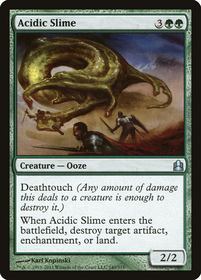 Acidic Slime [Commander 2011] | Good Games Morley