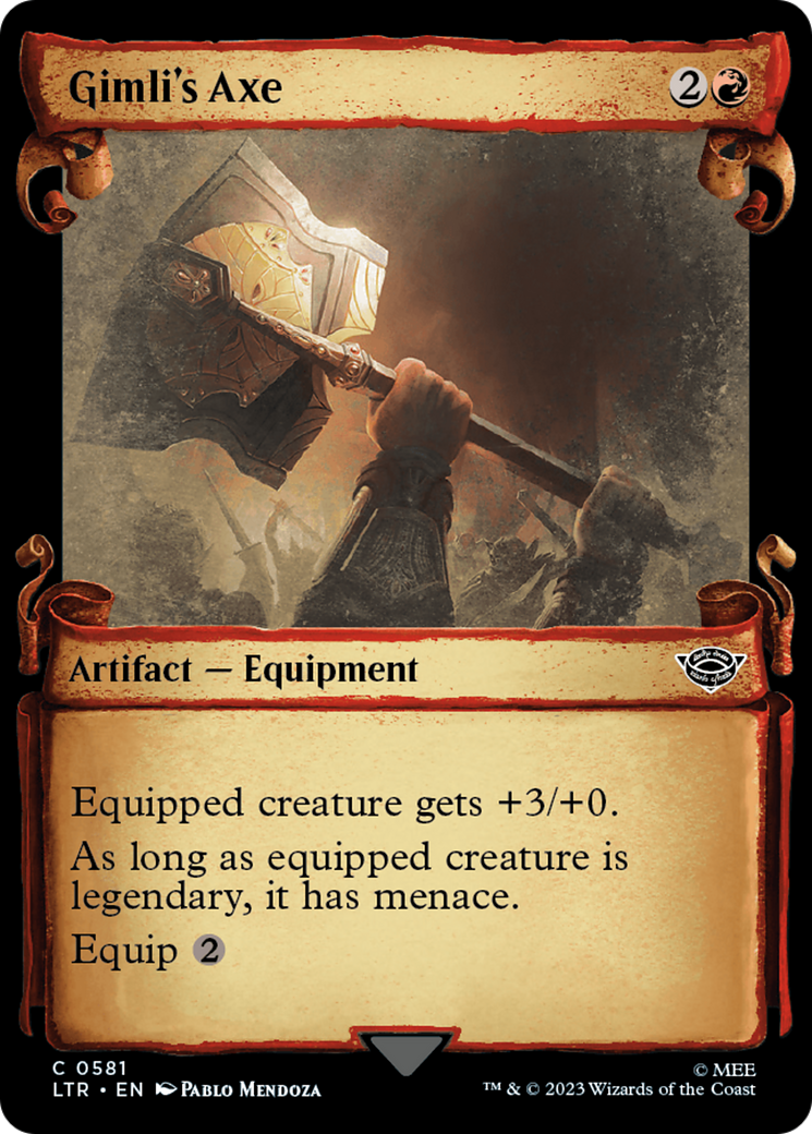 Gimli's Axe [The Lord of the Rings: Tales of Middle-Earth Showcase Scrolls] | Good Games Morley