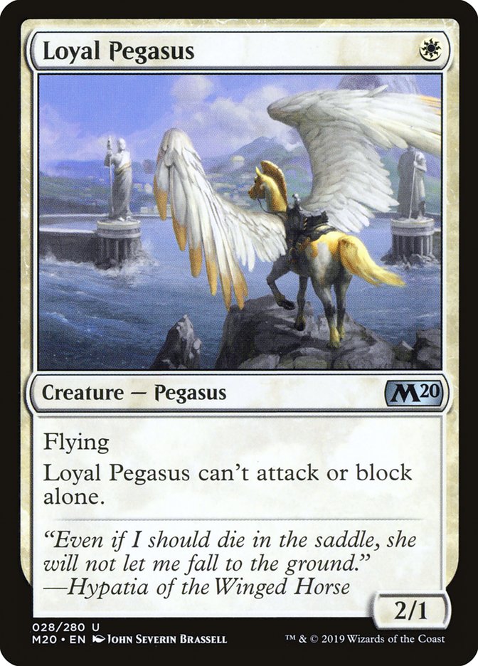 Loyal Pegasus [Core Set 2020] | Good Games Morley