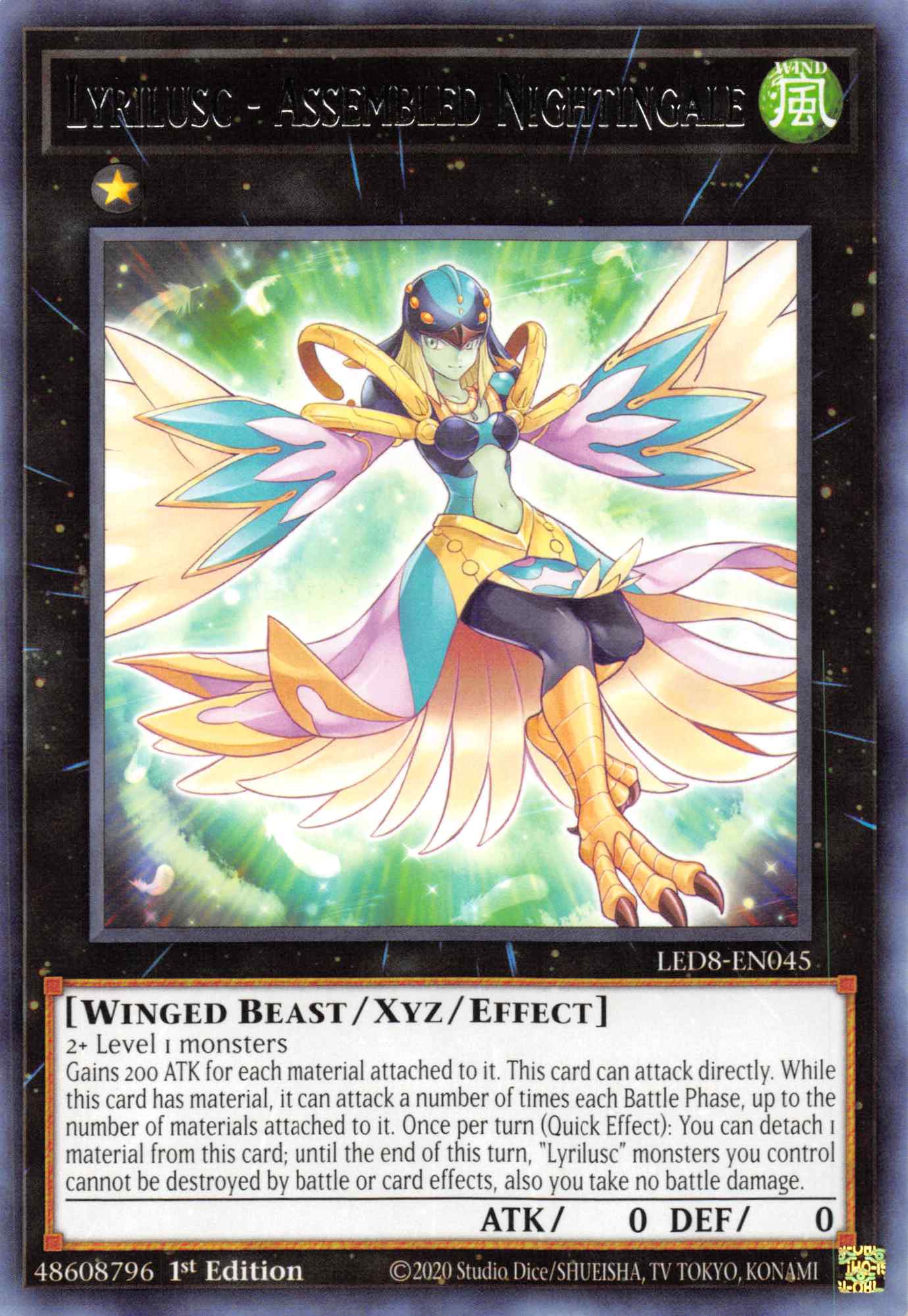 Lyrilusc - Assembled Nightingale [LED8-EN045] Rare | Good Games Morley