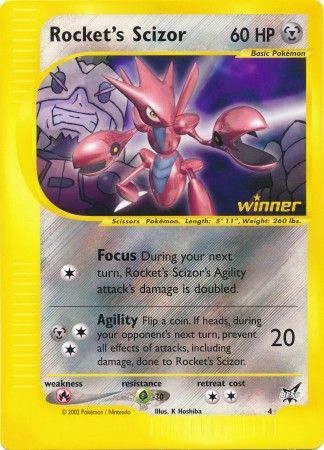 Rocket's Scizor (4) (Jumbo Card) [Best of Promos] | Good Games Morley