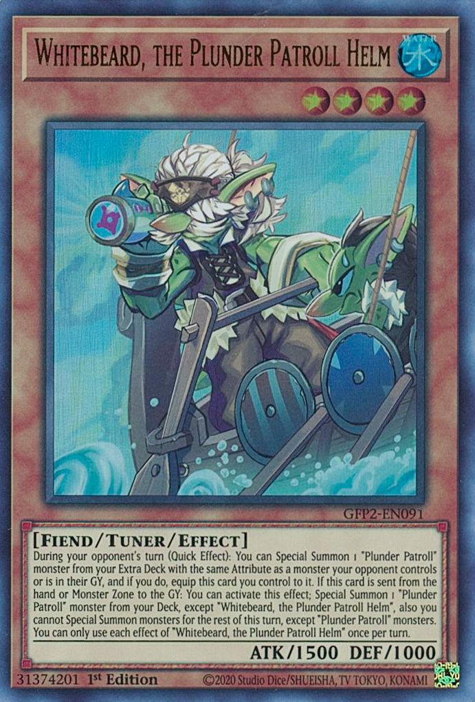 Whitebeard, the Plunder Patroll Helm [GFP2-EN091] Ultra Rare | Good Games Morley
