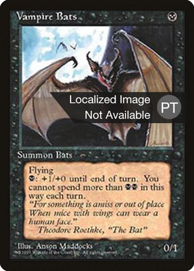 Vampire Bats [Fourth Edition (Foreign Black Border)] | Good Games Morley