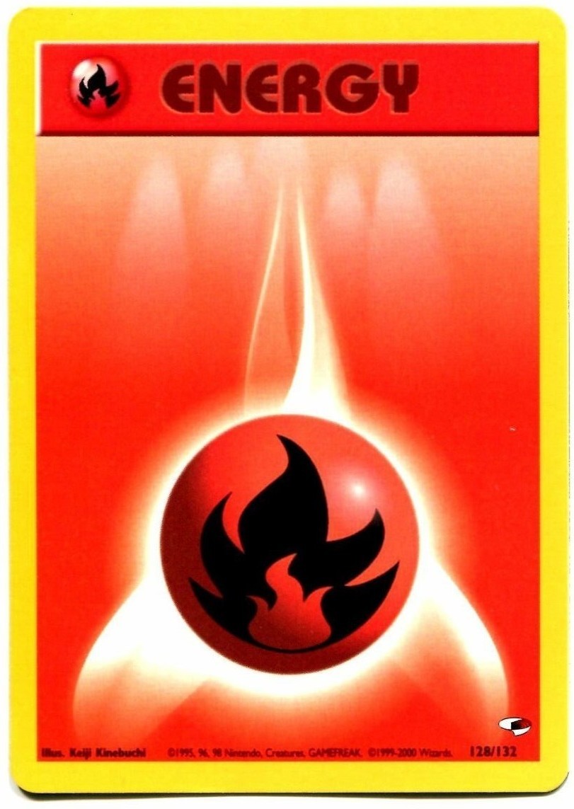 Fire Energy (128/132) [Gym Heroes Unlimited] | Good Games Morley