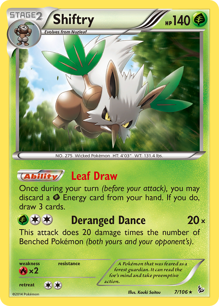 Shiftry (7/106) [XY: Flashfire] | Good Games Morley