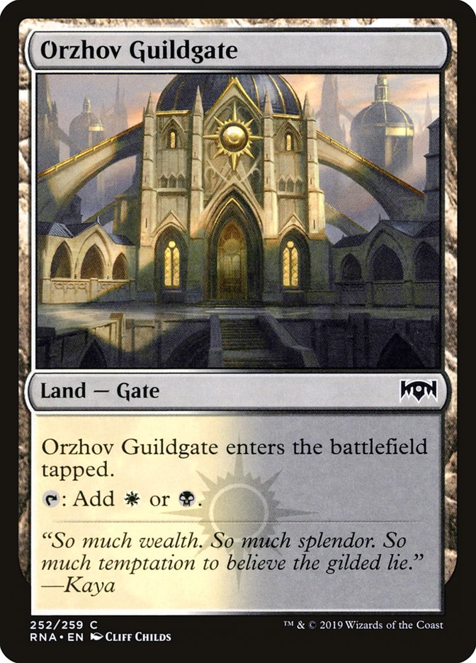 Orzhov Guildgate (252/259) [Ravnica Allegiance] | Good Games Morley