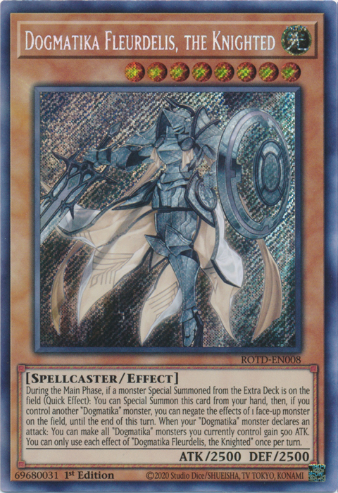 Dogmatika Fleurdelis, the Knighted [ROTD-EN008] Secret Rare | Good Games Morley
