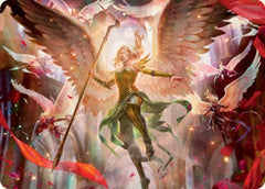 Sigarda's Summons Art Card [Innistrad: Crimson Vow Art Series] | Good Games Morley