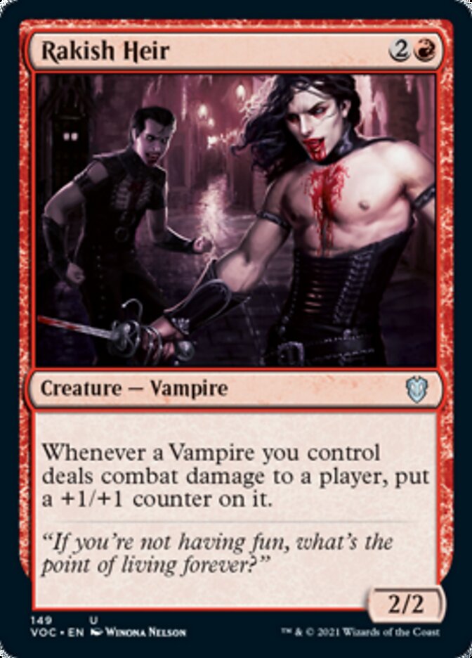 Rakish Heir [Innistrad: Crimson Vow Commander] | Good Games Morley