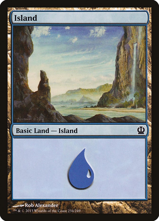 Island (234) [Theros] | Good Games Morley