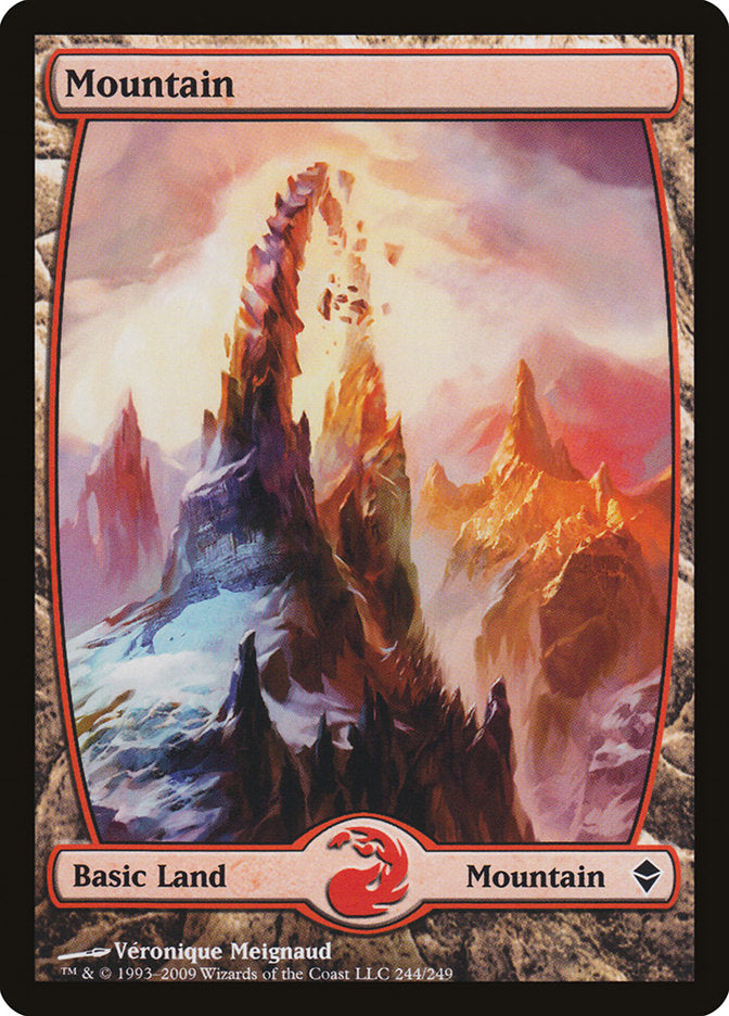 Mountain (244) [Zendikar] | Good Games Morley