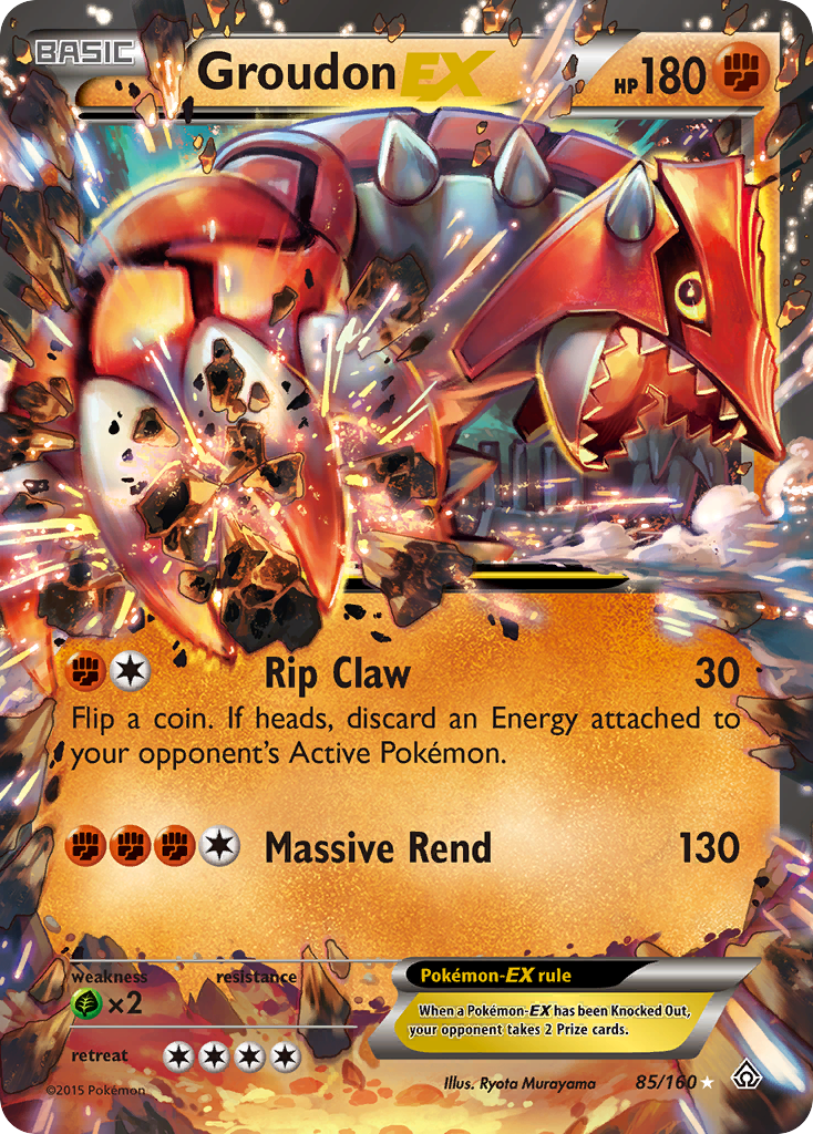 Groudon EX (85/160) [XY: Primal Clash] | Good Games Morley