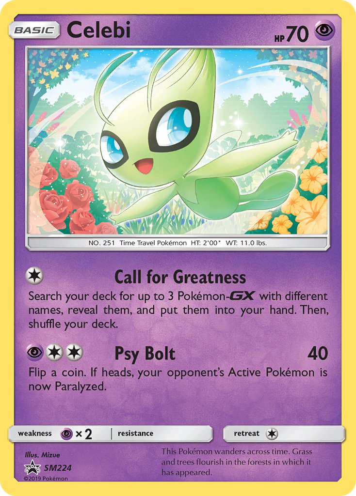 Celebi (SM224) [Sun & Moon: Black Star Promos] | Good Games Morley