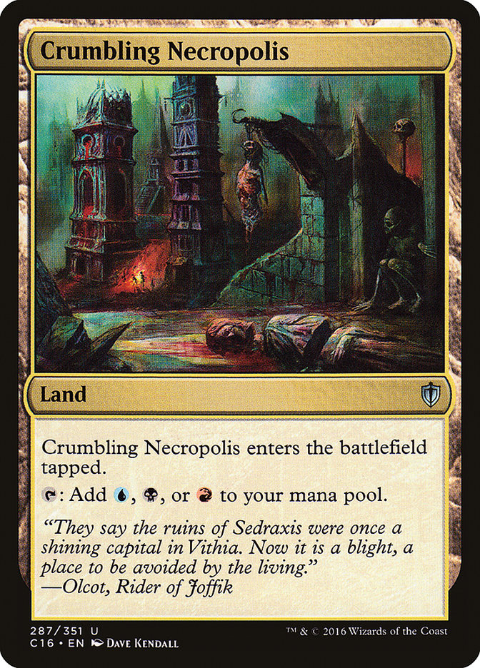 Crumbling Necropolis [Commander 2016] | Good Games Morley