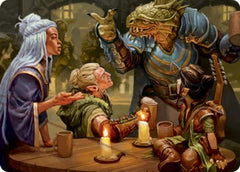 You Meet in a Tavern Art Card [Dungeons & Dragons: Adventures in the Forgotten Realms Art Series] | Good Games Morley