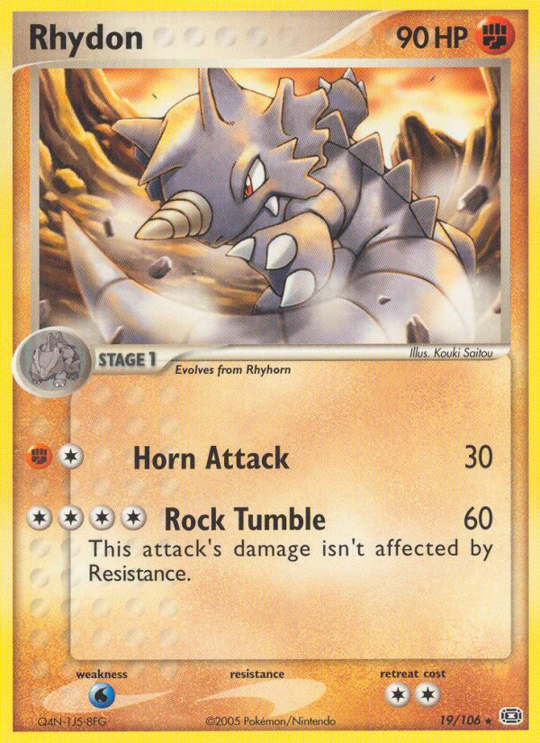 Rhydon (19/106) [EX: Emerald] | Good Games Morley