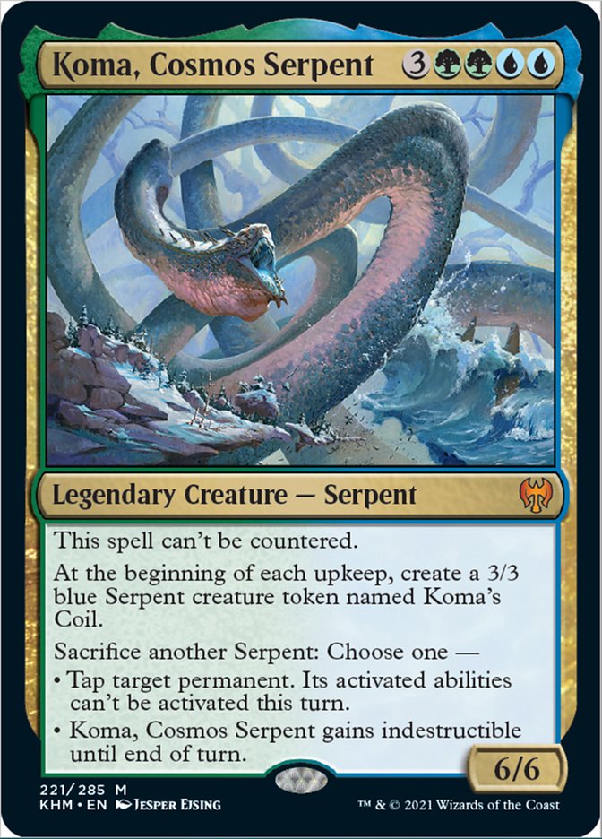 Koma, Cosmos Serpent [Kaldheim] | Good Games Morley