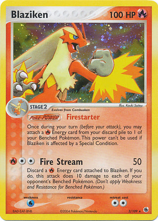 Blaziken (3/109) (Cosmos Holo) [EX: Battle Stadium] | Good Games Morley