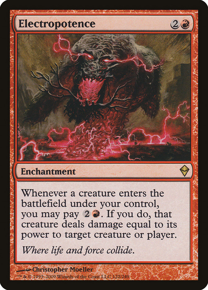 Electropotence [Zendikar] | Good Games Morley