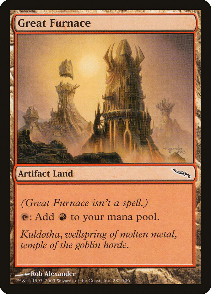 Great Furnace [Mirrodin] | Good Games Morley