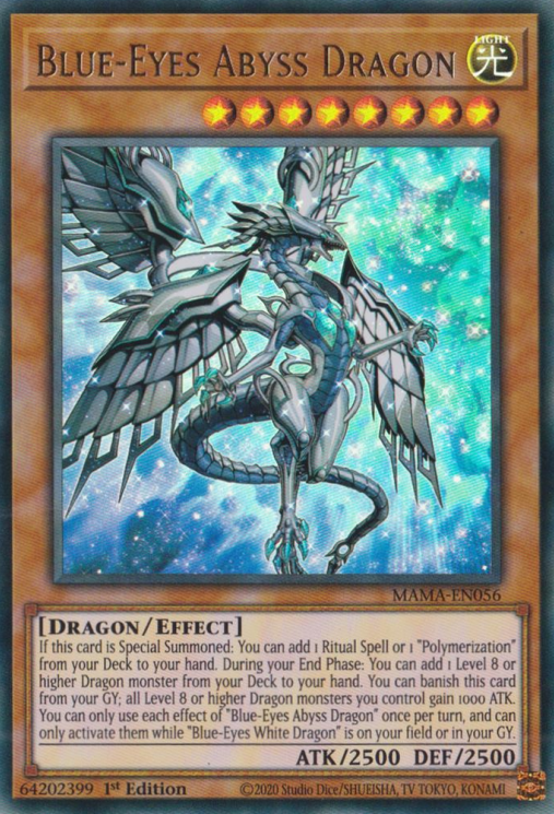 Blue-Eyes Abyss Dragon [MAMA-EN056] Ultra Rare | Good Games Morley