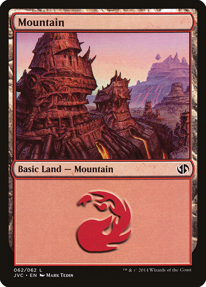 Mountain (62) [Duel Decks Anthology] | Good Games Morley