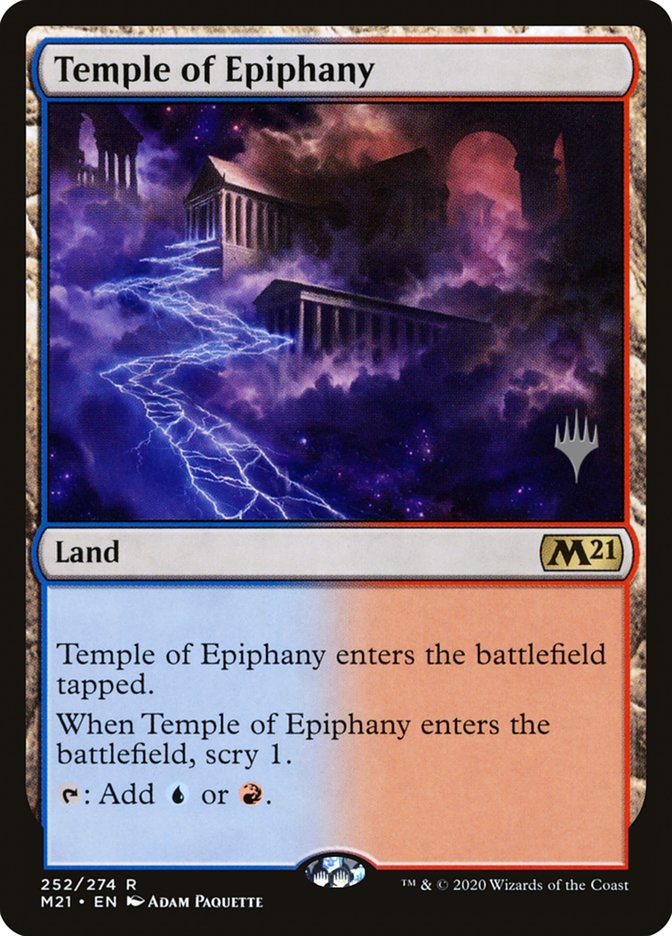 Temple of Epiphany (Promo Pack) [Core Set 2021 Promos] | Good Games Morley