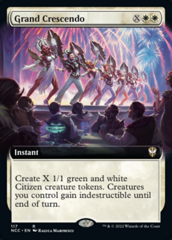 Grand Crescendo (Extended Art) [Streets of New Capenna Commander] | Good Games Morley