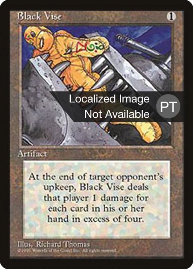 Black Vise [Fourth Edition (Foreign Black Border)] | Good Games Morley