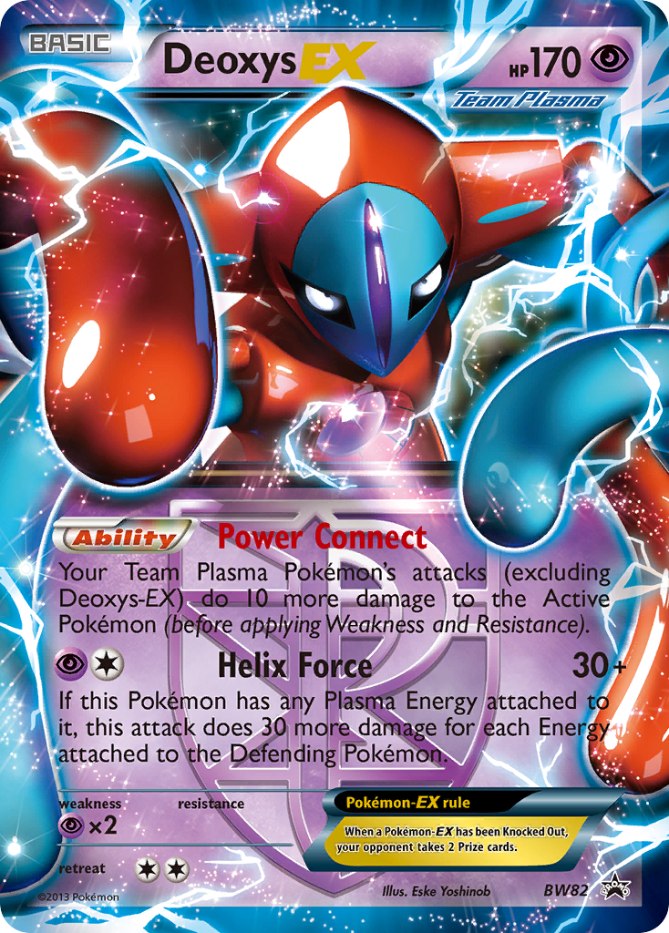 Deoxys EX (BW82) [Black & White: Black Star Promos] | Good Games Morley