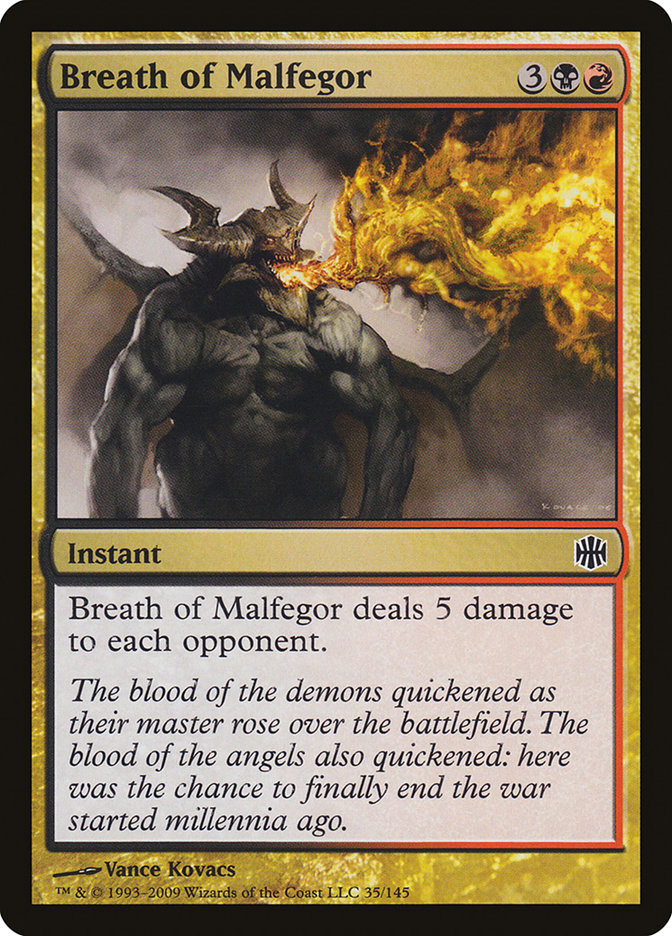 Breath of Malfegor [Alara Reborn] | Good Games Morley