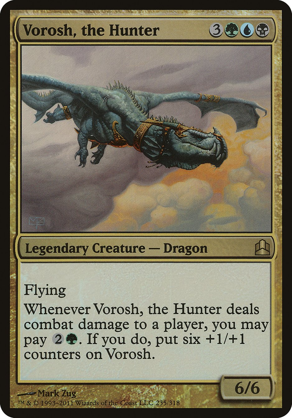 Vorosh, the Hunter (Oversized) [Commander 2011 Oversized] | Good Games Morley