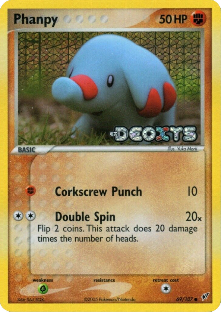 Phanpy (69/107) (Stamped) [EX: Deoxys] | Good Games Morley