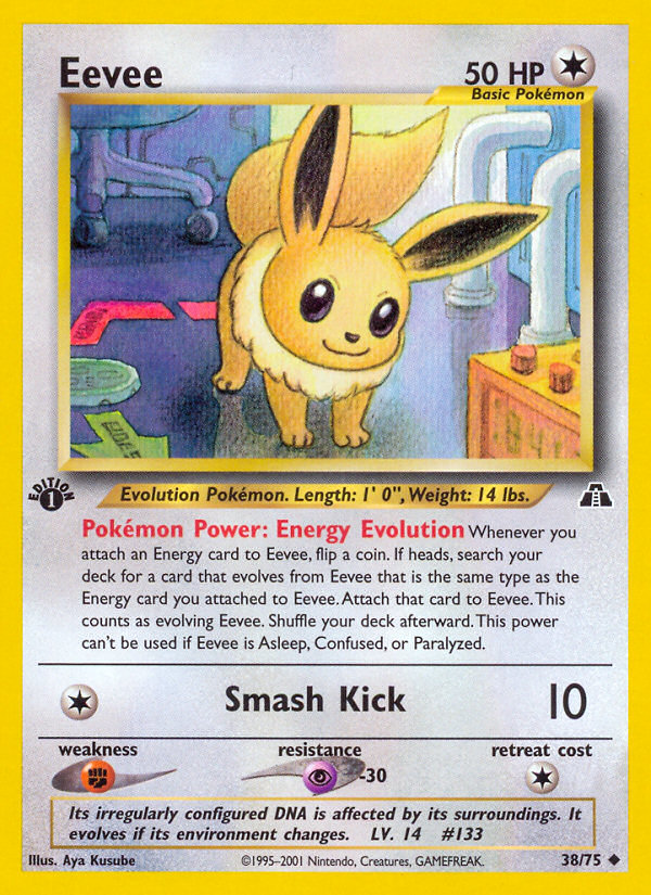 Eevee (38/75) [Neo Discovery 1st Edition] | Good Games Morley