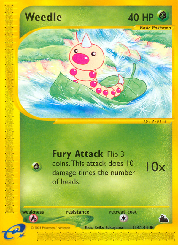 Weedle (114/144) [Skyridge] | Good Games Morley