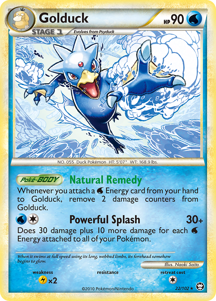 Golduck (22/102) [HeartGold & SoulSilver: Triumphant] | Good Games Morley