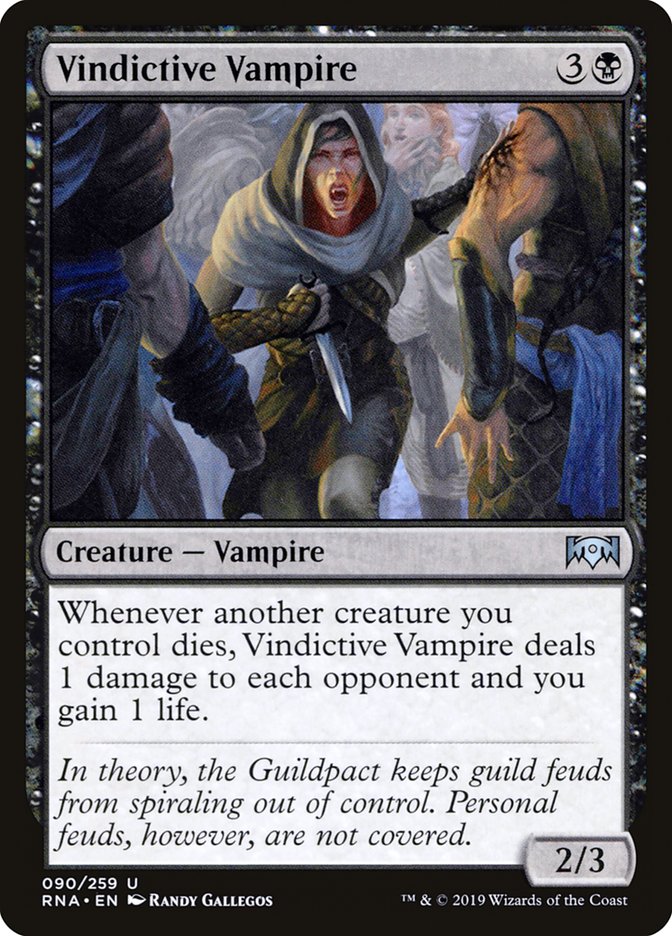 Vindictive Vampire [Ravnica Allegiance] | Good Games Morley
